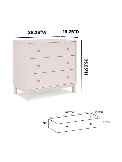 Image number 6 showing, babyGap Legacy Knobs 3 Drawer Dresser