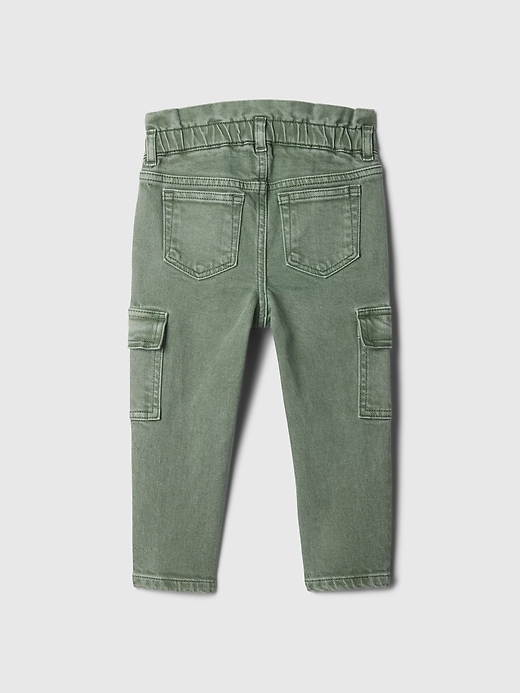 Image number 2 showing, babyGap Just Like Mom Ruffle Cargo Jeans