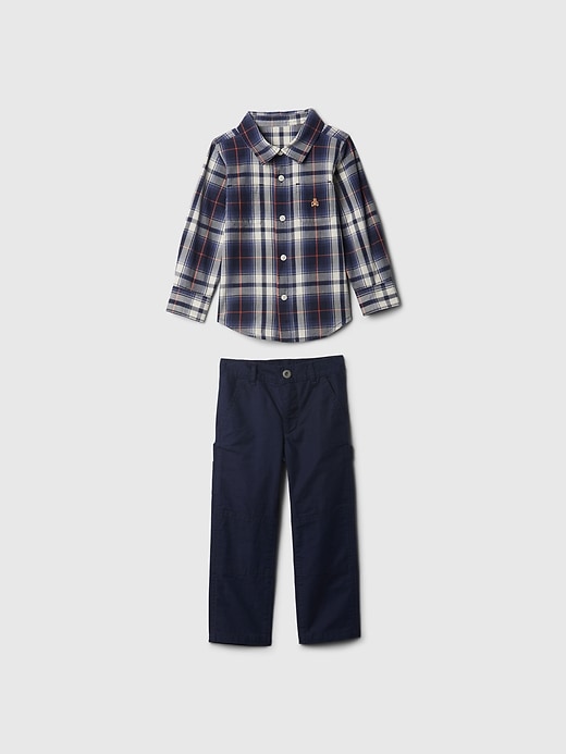 Image number 1 showing, babyGap Carpenter Pant Set