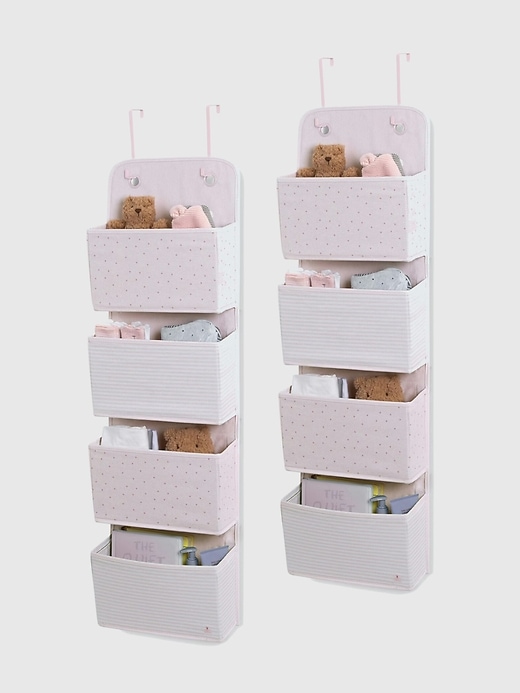 Image number 1 showing, babyGap 2 Pack Over the Door Storage Organizer