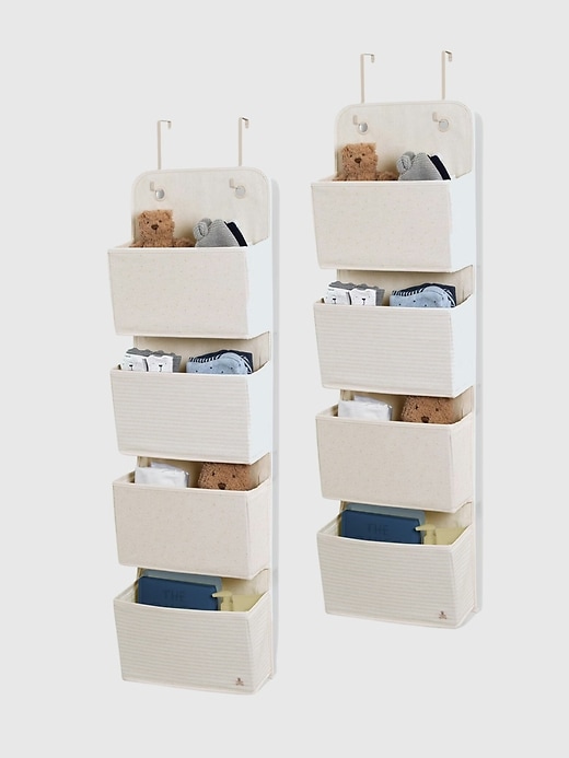 Image number 1 showing, babyGap 2 Pack Over the Door Storage Organizer