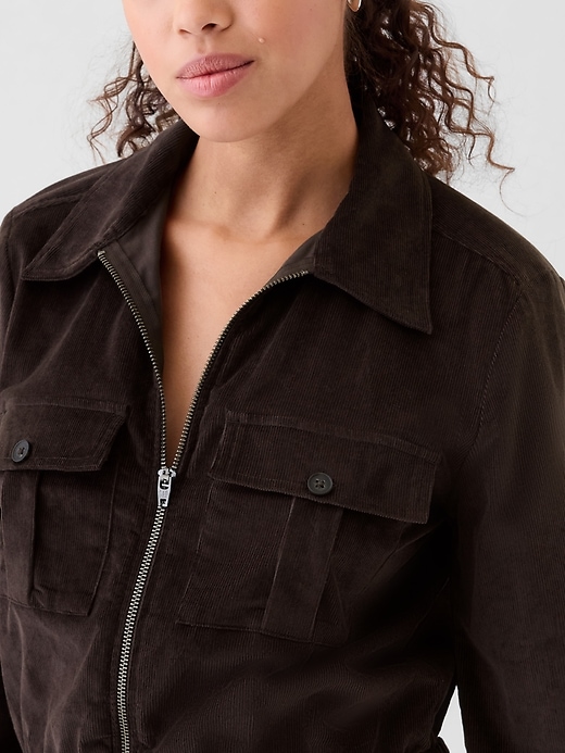 Image number 4 showing, Corduroy Utility Jumpsuit