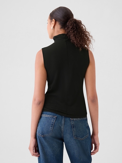 Image number 2 showing, Featherweight Turtleneck Tank Top