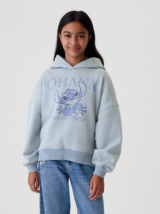 Image number 1 showing, Gap × Disney Kids Stitch Graphic Hoodie