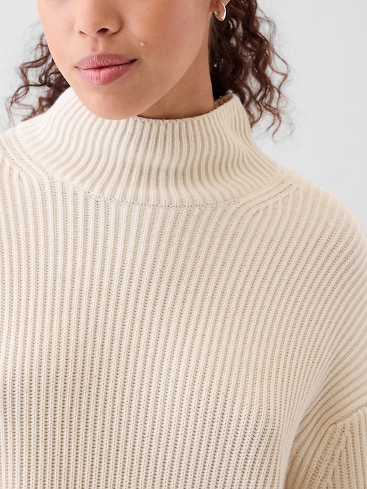 Image number 4 showing, 24/7 Split-Hem Mockneck Sweater