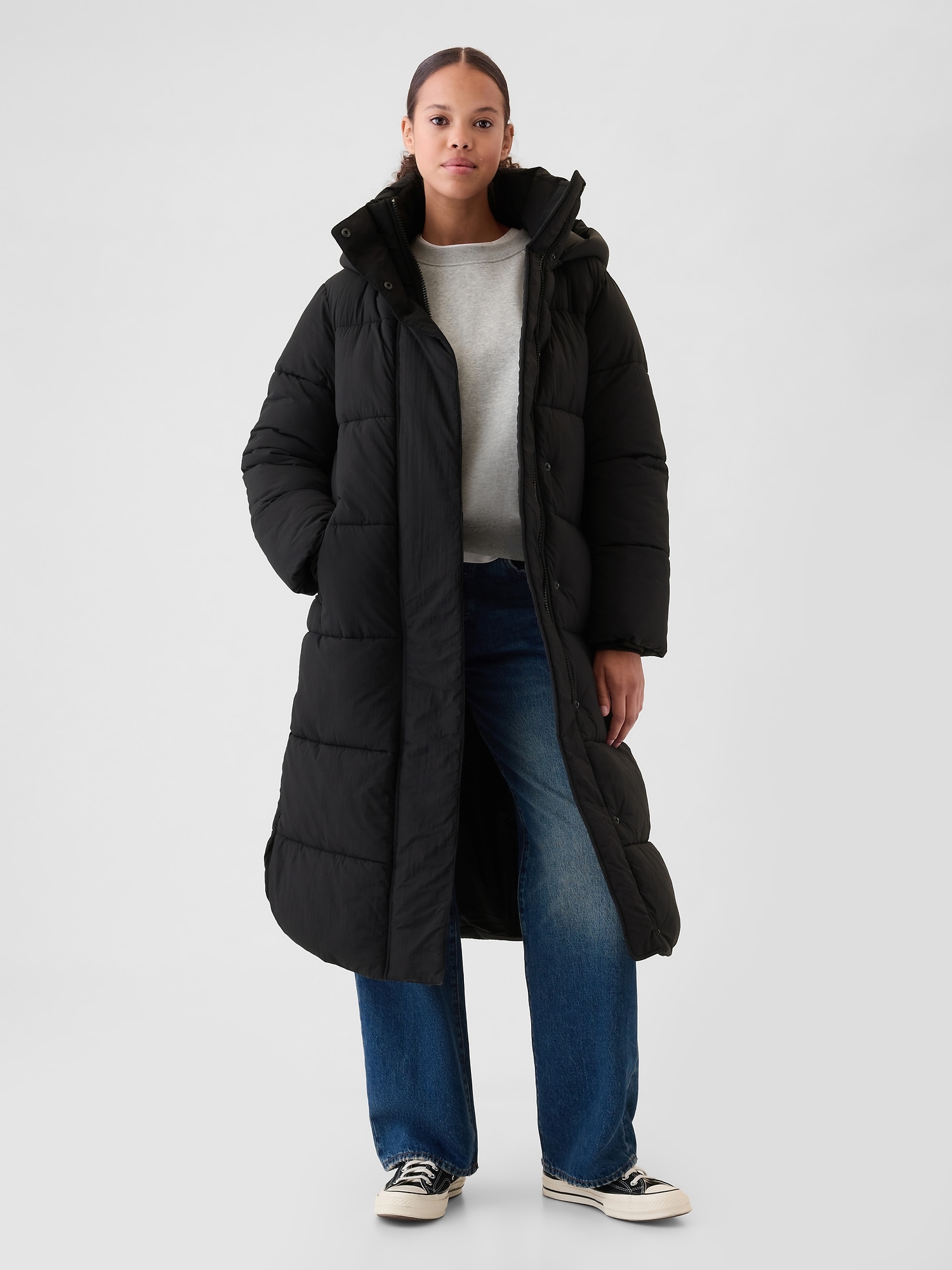 Gap long puffer coat online