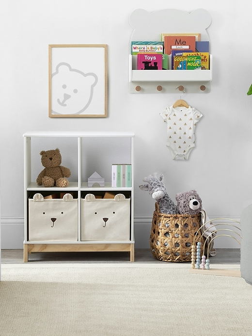 Image number 2 showing, babyGap Brannan Bear Wall Shelf with 4 Hooks