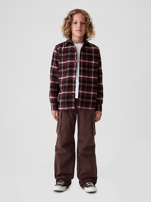 Image number 3 showing, Kids Organic Cotton Flannel Shirt