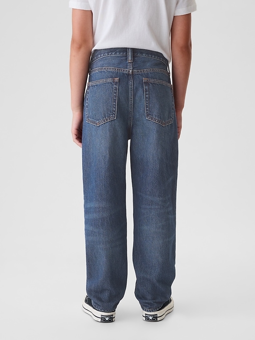 Image number 3 showing, Kids Taper Baggy Jeans