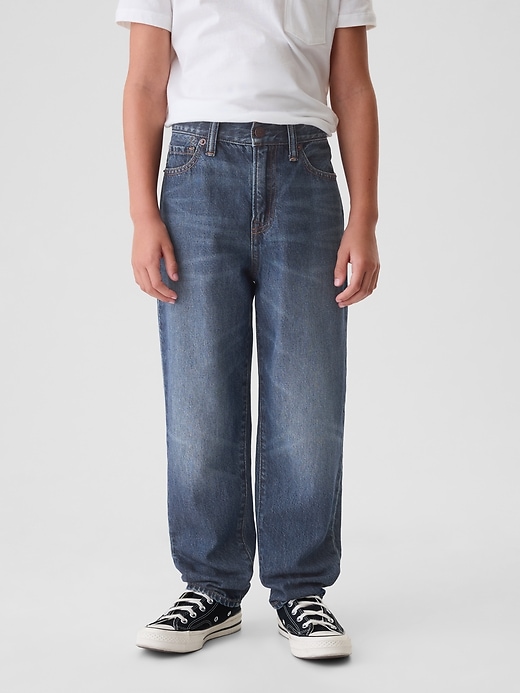 Image number 2 showing, Kids Taper Baggy Jeans