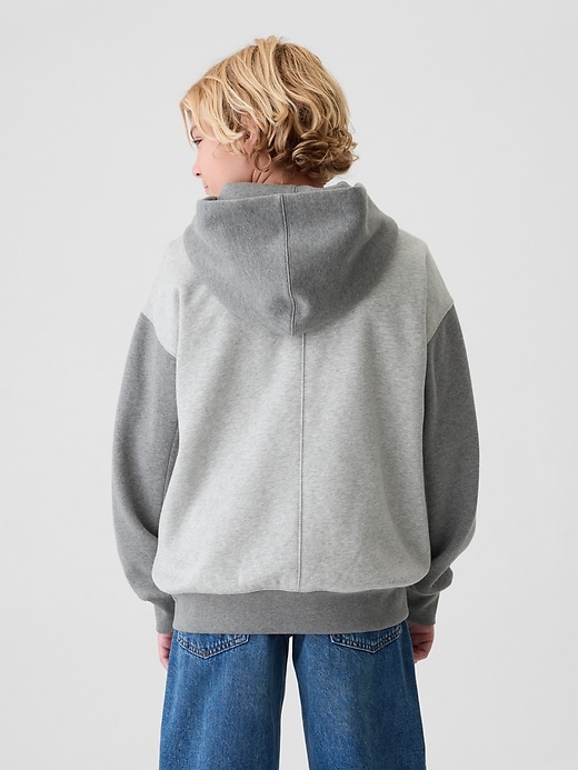 Image number 2 showing, Kids Vintage Soft Colorblock Zip Hoodie