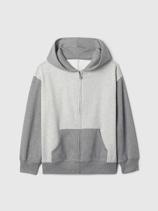 Image number 5 showing, Kids Vintage Soft Colorblock Zip Hoodie