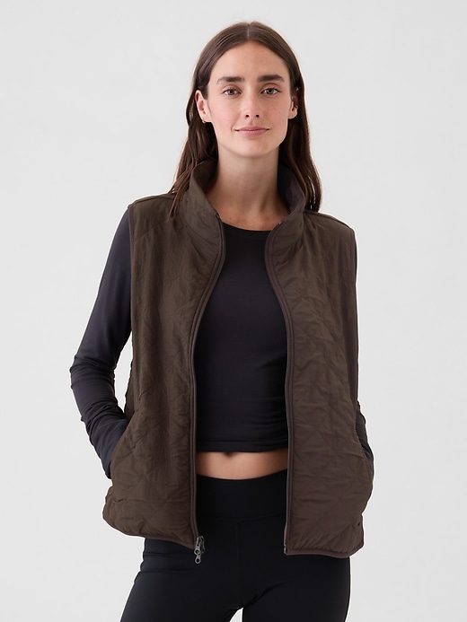 Image number 1 showing, GapFit Quilted Vest