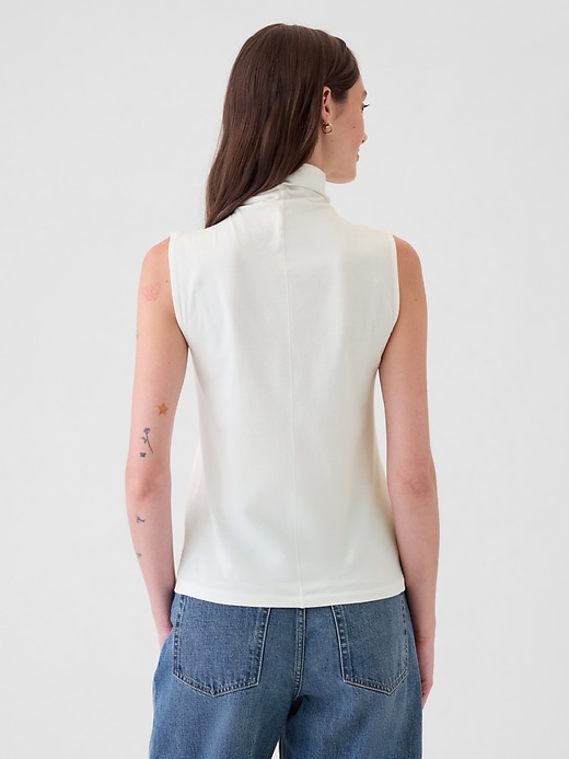 Image number 2 showing, Featherweight Turtleneck Tank Top