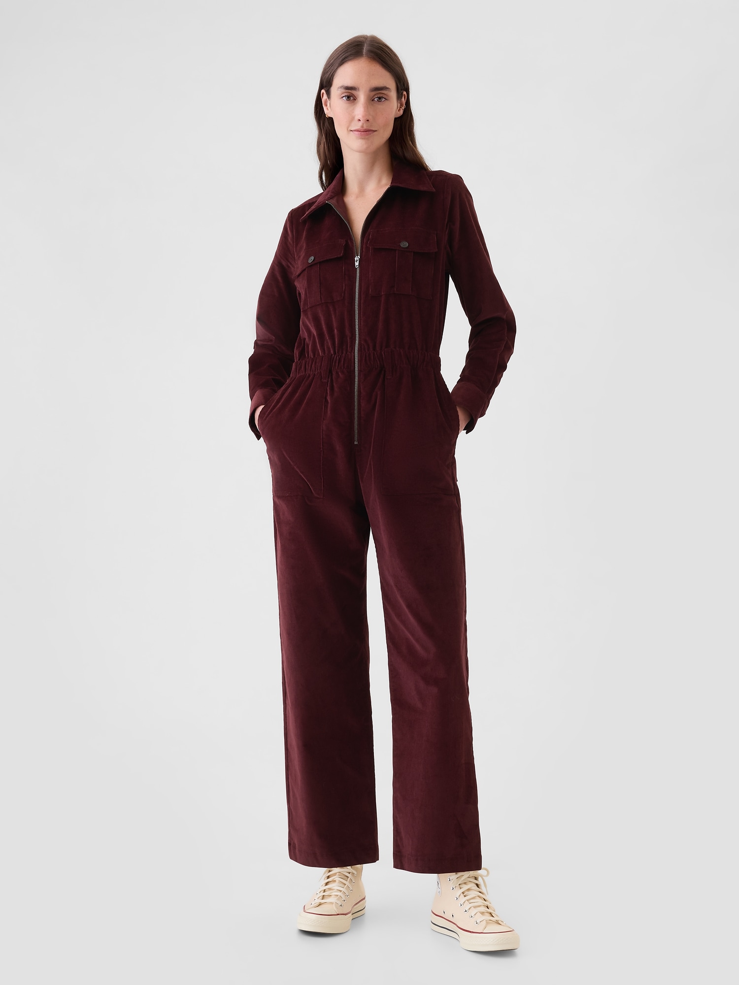 Corduroy Utility Jumpsuit Gap