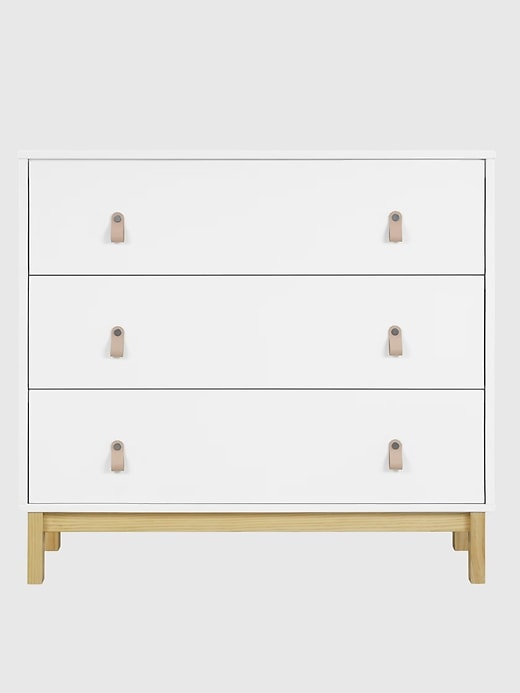 Image number 3 showing, babyGap Legacy 3 Drawer Dresser with Leather Pulls and Interlocking Drawers