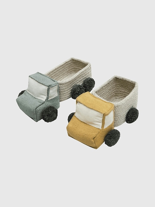 Image number 1 showing, Lorena Canals Set Of Mini Truck Play Baskets