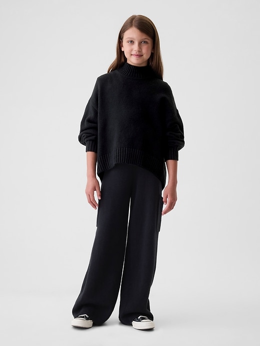 Image number 3 showing, Kids CashSoft Oversized Mockneck Sweater