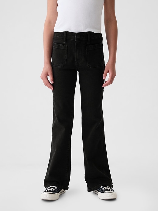 Image number 2 showing, Kids High Rise &#39;70s Flare Jeans