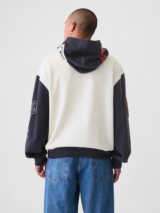 Image number 2 showing, NYC Logo Colorblock Hoodie