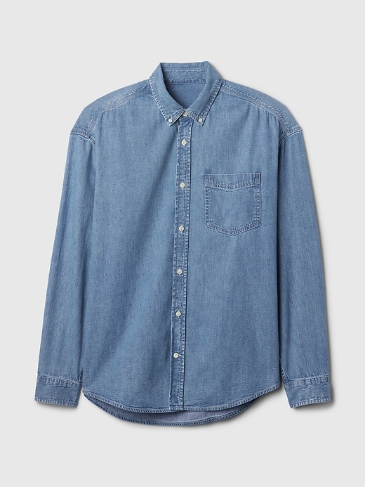 Image number 5 showing, Denim Big Shirt