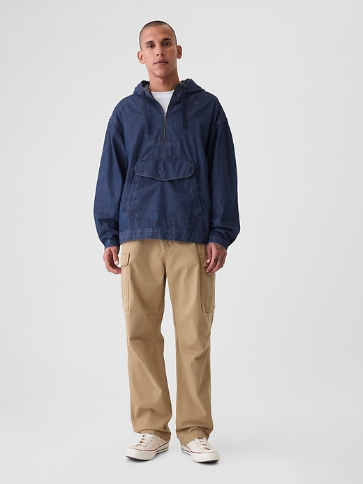 Image number 2 showing, Denim Anorak Jacket