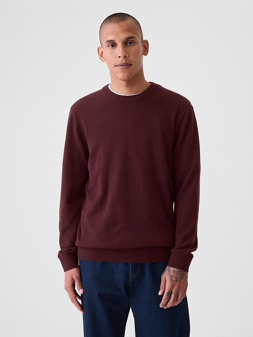 Image number 1 showing, CashSoft Crewneck Sweater