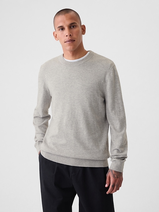 Image number 1 showing, CashSoft Crewneck Sweater