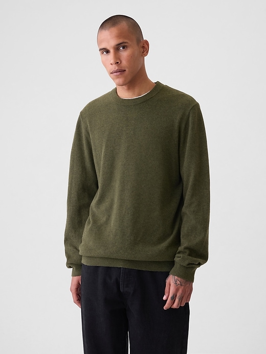 Image number 1 showing, CashSoft Crewneck Sweater