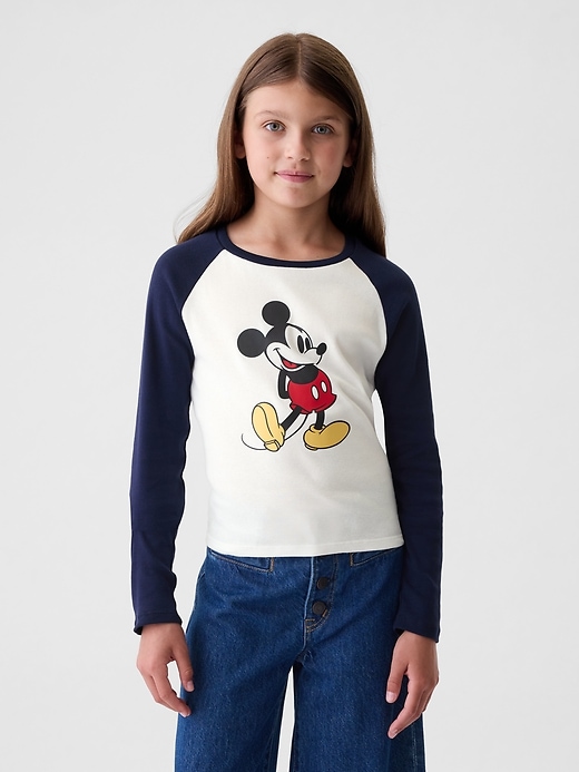 Image number 1 showing, Gap × Disney Kids Mickey Mouse Raglan T-Shirt