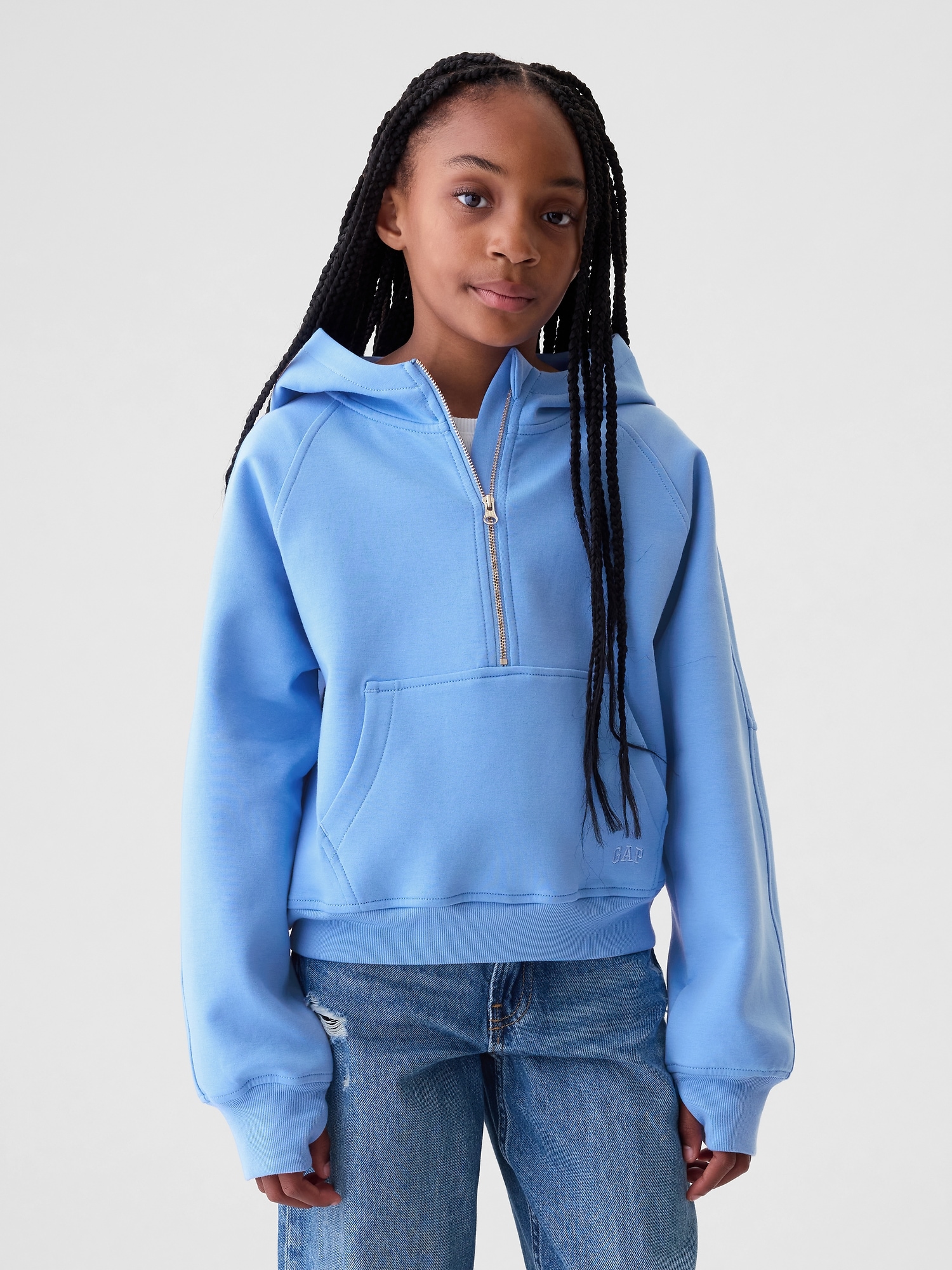 Kids Half-Zip Hoodie | Gap