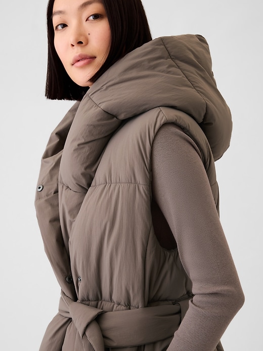 Image number 4 showing, Duvet Wrap Puffer Vest