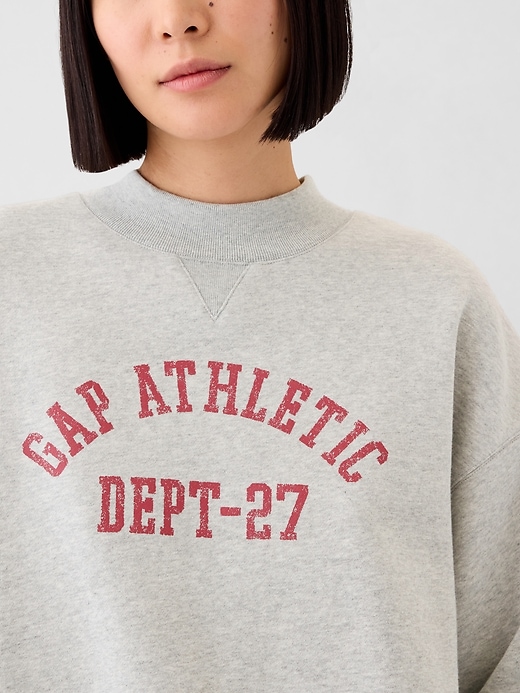 Image number 4 showing, Gap Logo Mockneck Sweatshirt