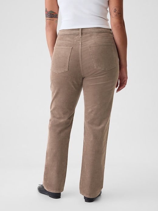 Image number 6 showing, High Rise Corduroy '90s Straight Pants