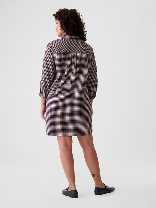 Image number 6 showing, Flannel Utility Mini Shirtdress