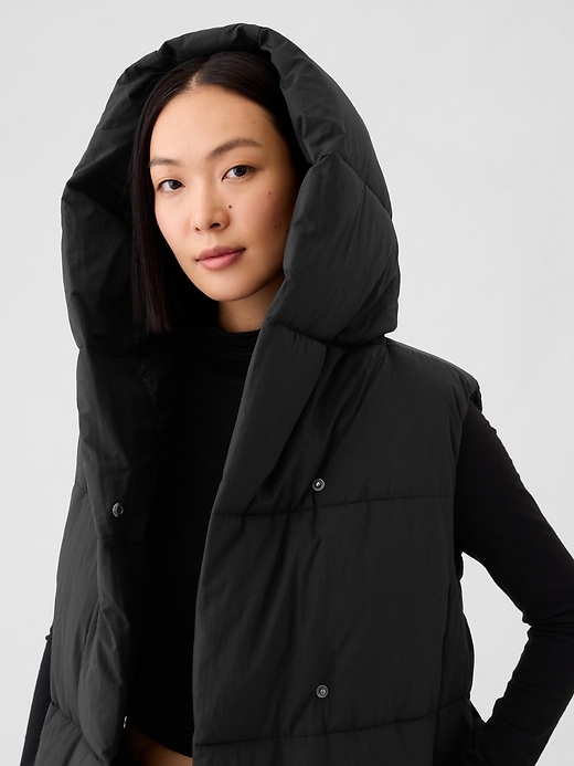 Image number 4 showing, Duvet Wrap Puffer Vest