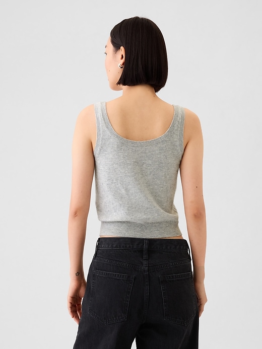 Image number 2 showing, CashSoft Cropped Tank Top