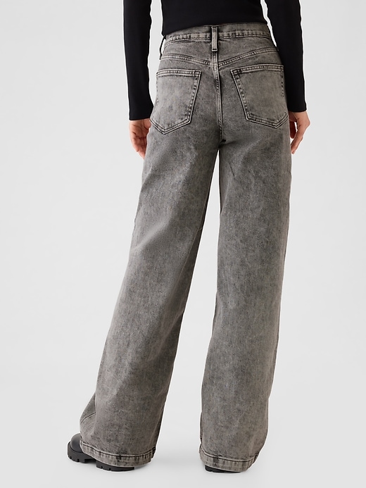 Image number 4 showing, High Rise Stride Wide-Leg Jeans