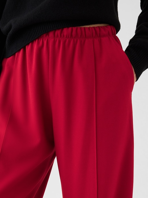 Image number 8 showing, Wide-Leg Seamed Pull-On Pants