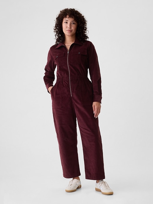 Image number 5 showing, Corduroy Utility Jumpsuit