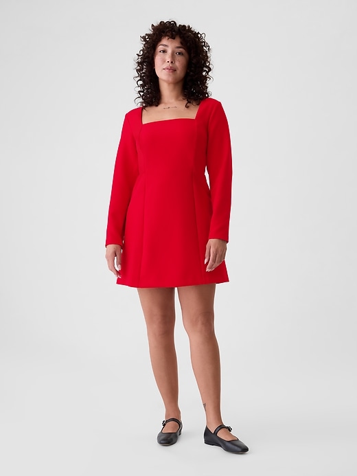 Image number 5 showing, Square-Neck Mini Dress