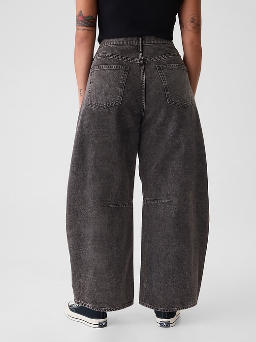 Image number 6 showing, High Rise Horseshoe Jeans