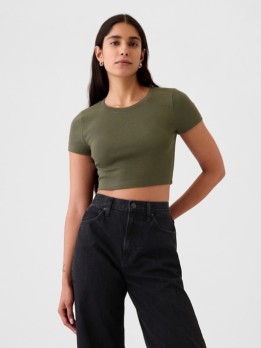 Image number 1 showing, Modern Cropped T-Shirt