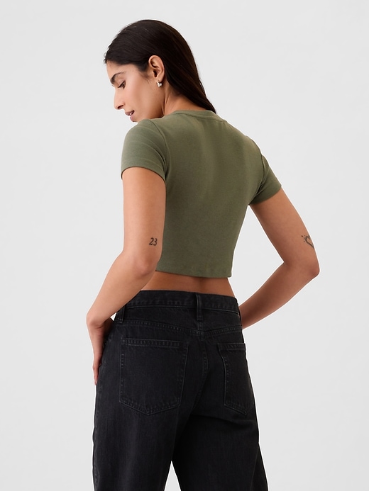 Image number 2 showing, Modern Cropped T-Shirt