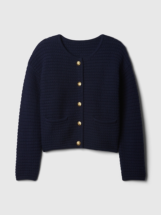 Image number 5 showing, Textured Sweater Jacket