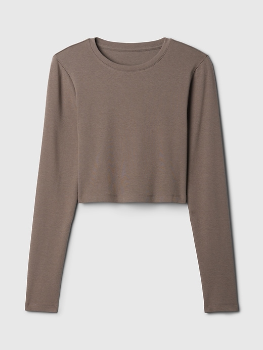 Image number 4 showing, Modern Rib Cropped T-Shirt