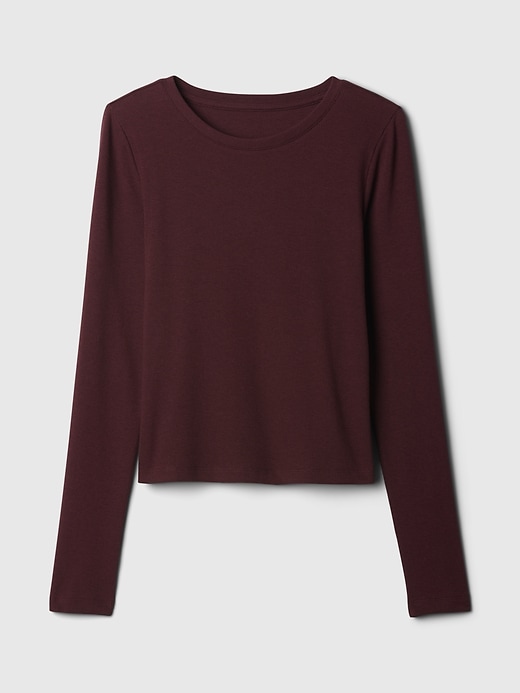 Image number 4 showing, Modern Rib Cropped T-Shirt