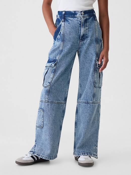 Image number 2 showing, Kids Low Rise Stride Cargo Jeans