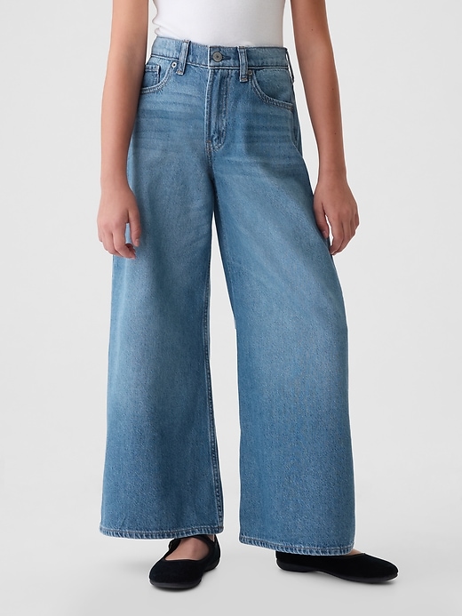 Image number 2 showing, Kids Mid Rise Baggy Jeans