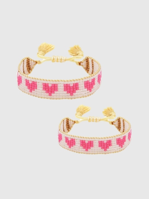 Image number 1 showing, HART Mini and Me Pink Hearts Bracelet Set